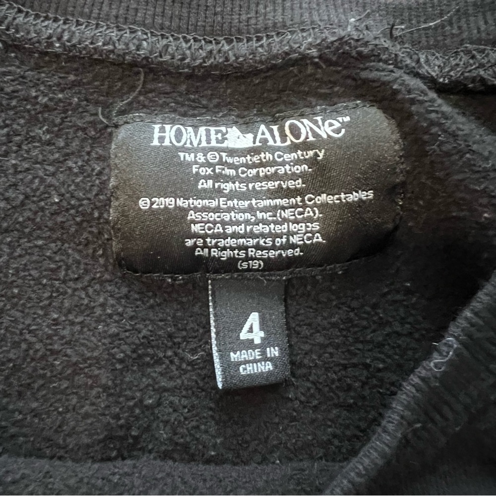 Home Alone Black Christmas Sweatshirt - Picture 2 of 3